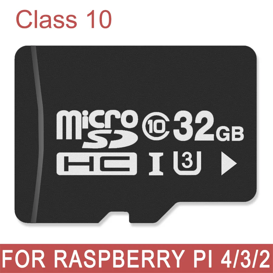 32 Гб(или 16 Гб) Класс 10 Raspberry PI 4 Модель B Micro SD карта PI4 OS карта PI 4B 1 ГБ/2 ГБ/4 ГБ версия MicroSD Raspberry PI 3 model B