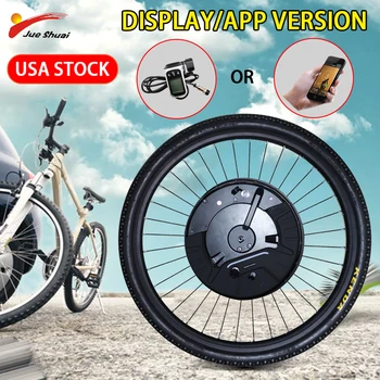 

36V 350W Electric Bike Conversion Kit with Battery Electric Bicycle Conversion Kit Front Wheel 26 Inch Display&APP Version