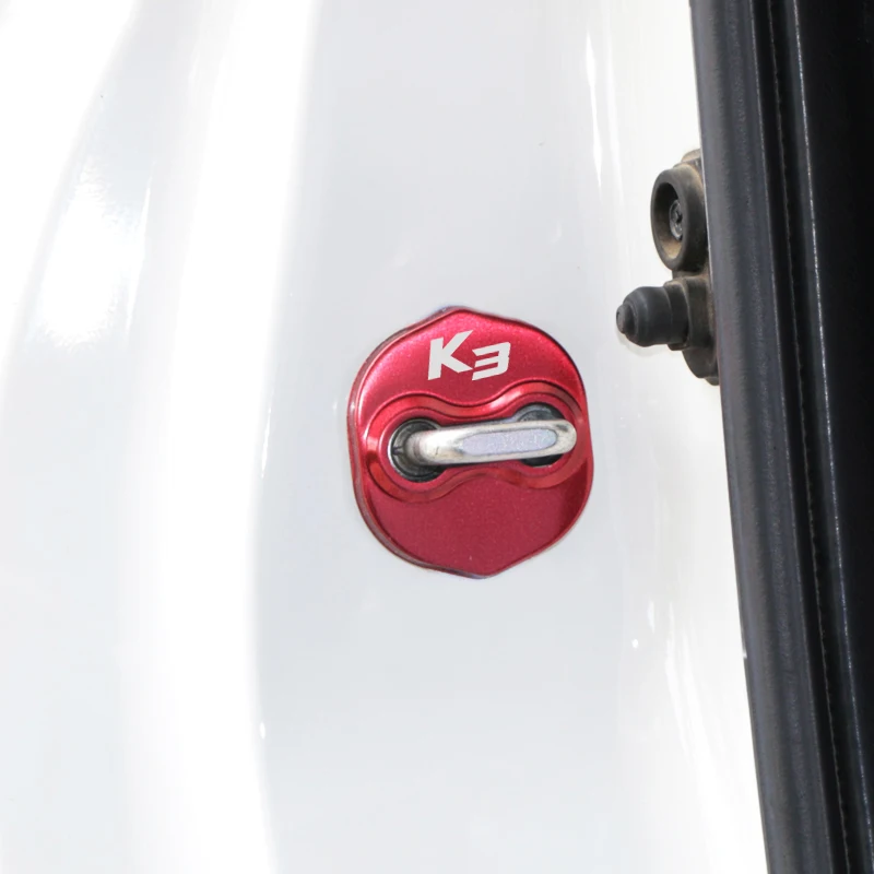 Авто-Стайлинг крышка дверного замка автомобиля Авто эмблемы чехол для KIA K3 Forte стайлинга автомобилей