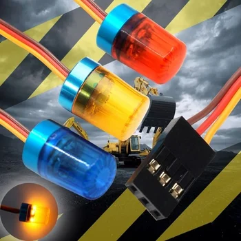 

High Quality Ultra Bright RC Model Car Truck Police Flashing Rotating LED Light Model car warning lights Engineering lights