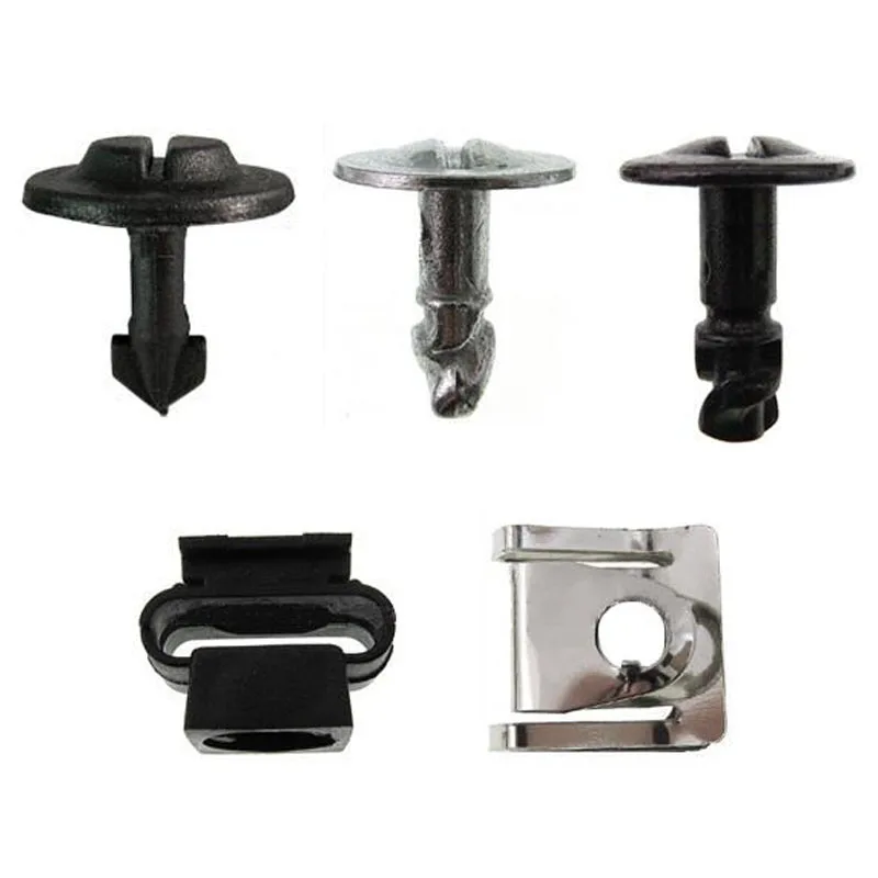 32x Metal Car Engine Undertray Cover Screw Clips Kit 