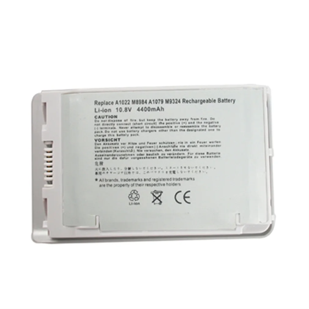 

4400MAh 10.8V Replacement Laptop battery For APPLE PowerBook G4 12 A1022 M8760 M8984 M8984G Replacement Li-ion Battery