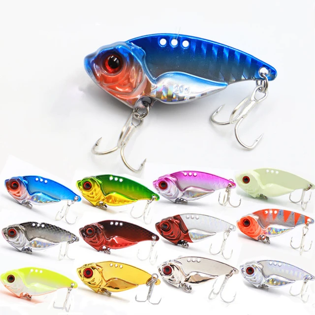 7/10/15/20g 3D Eyes Metal Vib Blade Lure Sinking Vibration Baits