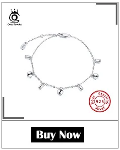 ORSA JEWELS, настоящее 925 пробы, серебряные женские браслеты и браслеты, AAA кубический циркон, идеальная полировка, Модный женский браслет, ювелирное изделие SB11