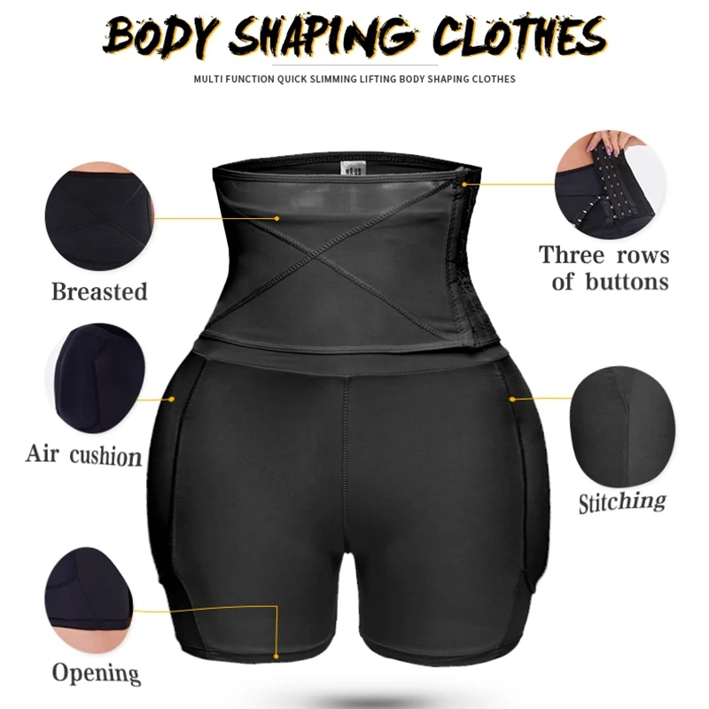 

Ladies Fake Hips Buttock Padded Panties Booty Butt Lifter Shaping Underwear Curve Shaper Enhancer Thigh Trimmer Tummy Shapewear