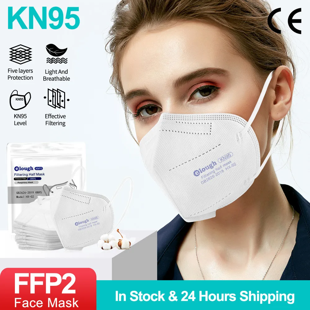 

KN95 FFP2 Mascarillas Certificadas FFP2Mask CE 5 Layers Mascarilla FPP2 Homologada Adult Resuable NK95 FFP 2 Masks FP2