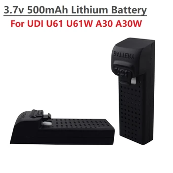 

For UDI U61 U61W A30 A30W RC Drone Rechargeable Battery Accessories 3.7V 500mAh Lipo Battery For UDI U61 U61W A30 A30W Drone