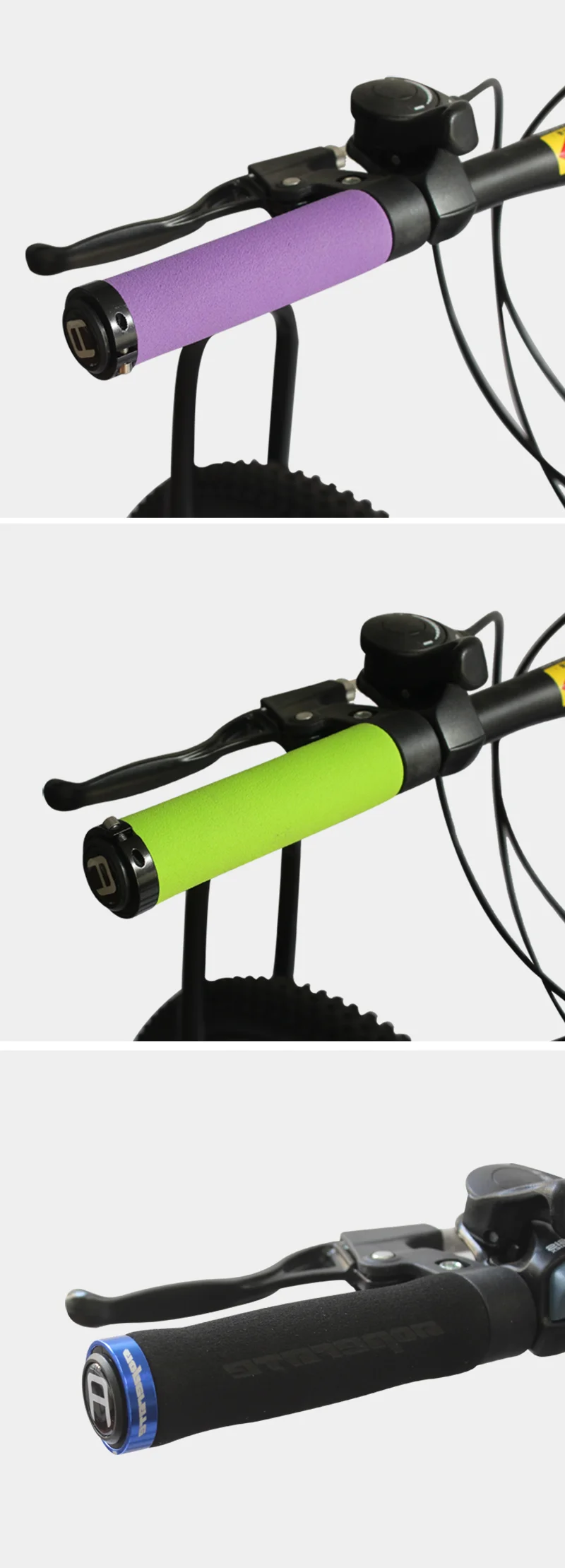 PCycling велосипедные ручки дуги Нескользящие губки пены MTB дорожный велосипед мягкие удобные ручки эргономичные Запираемые ручки