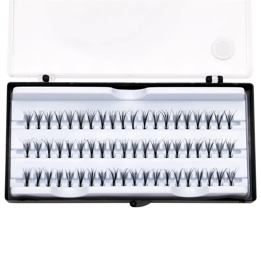 

8-14mm natural 3D false eyelashes fake lashes makeup kit Mink Lashes extension mink eyelashes beauty makeup toolsSingle planted