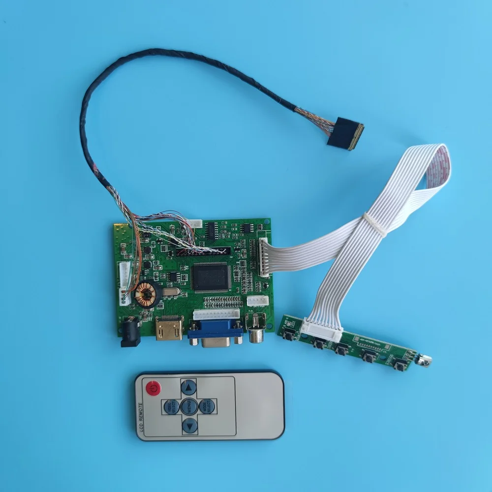 Плата контроллера WLED VGA ЖК-экран подходит для 8 9 &quot2AV B089AW01 V1 V0 V2 V3 1024x600 40pin |