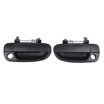 

2x Car Door Handle Left+Right Front Side Door Handle, Exterior Door Handle Compatible with Hyundai Accent 2000-2006