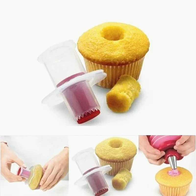 

1PC New Baking & Pastry Tools Cake Core Remover Pies Cupcake Cake Decorating Tools Bakeware Kit Home Baking Mould Cookies Cutter