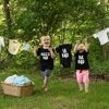 Sibling Tshirt Set Biggest Bro Big Bro Lil Bro Anouncement Family Look Matching Tshirts Baby Bodysuits Family Matching Tops 2