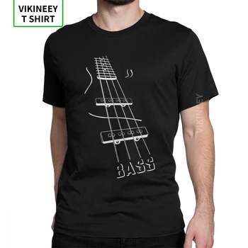 

Bass Guitar TShirt for Men Short Sleeves 2019 Fashion Tees Crew Neck Cotton Clothes Birthday Gift T Shirt Guys Swag Streetwear