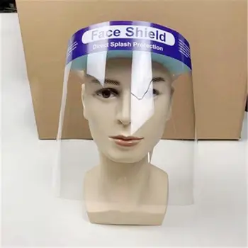

Unisex Transparent Protective Respirator Anti-Spitting Full Face Isolation Visor Shield Protective Mask Safe Breathable Masks