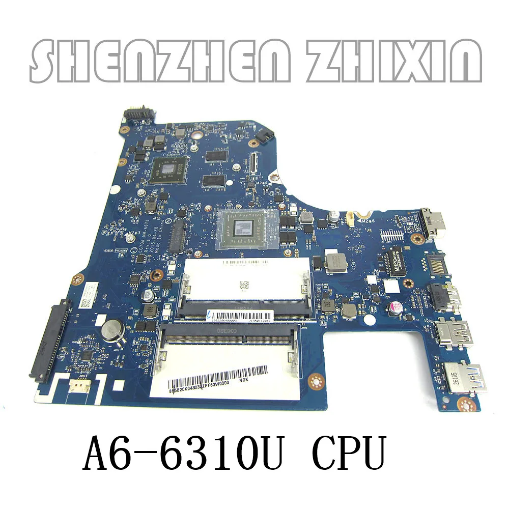 Материнская плата для ноутбука Lenovo G70-35 CPU CG70A A6-6310U с микросхемами видеокарты