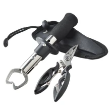 Многофункциональные рыболовные плоскогубцы из нержавеющей стали с захватами для рыбы, набор рыболовных инструментов