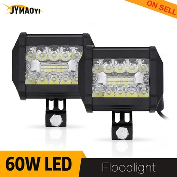 

60w LED work lights lamp Waterproof IP67 led working Light Bars Spot Flood Beam floodlight off road ultra bright car headlight