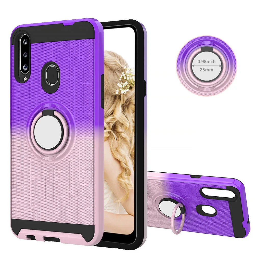 Роскошный защитный чехол для samsung Galaxy A10s A20s A40s чехол автомобильное магнитное крепление чехол s чехол с держателем-кольцом для пальца для samsung M10 M20 M30 M40