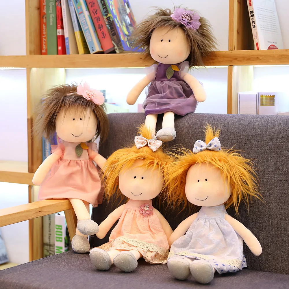 

cute cartoon baby girl doll stuffed little elf doll plush girl toy kids toys birthday gift for girl
