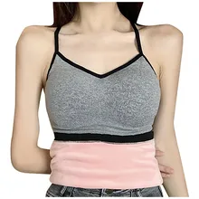 Дизайн, Женский Повседневный теплый жилет без рукавов с круглым вырезом, однотонный бархатный жилет, топы, зимний теплый кружевной жилет, нижнее белье