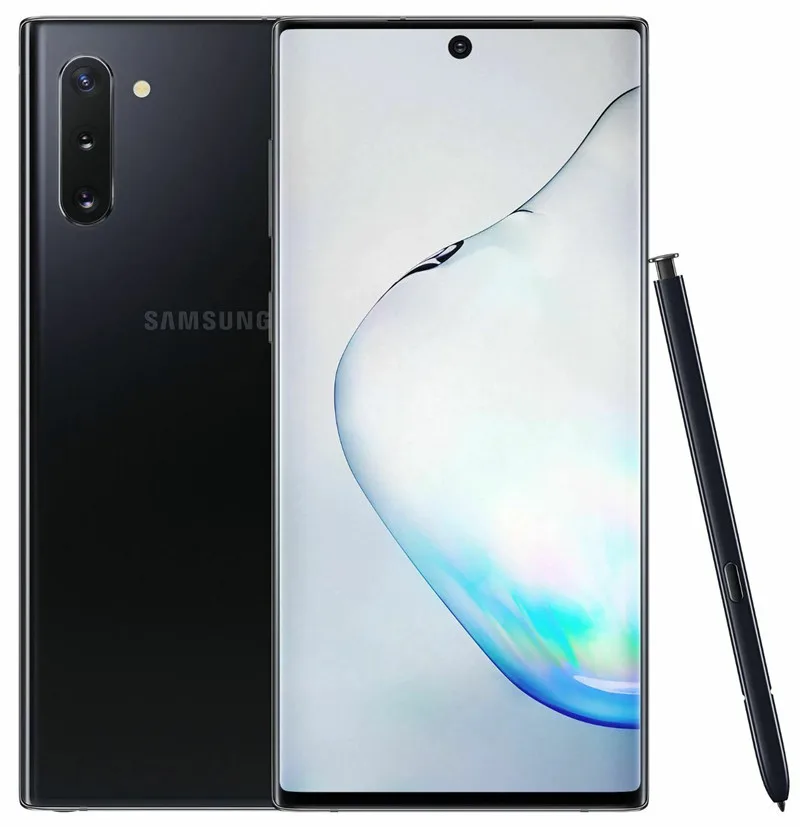 Samsung Galaxy Note10 Note 10 N9700 256GB rom 8GB ram Dual Sim Восьмиядерный 6," 4 камеры Snapdragon 855 NFC 4G LTE мобильный телефон