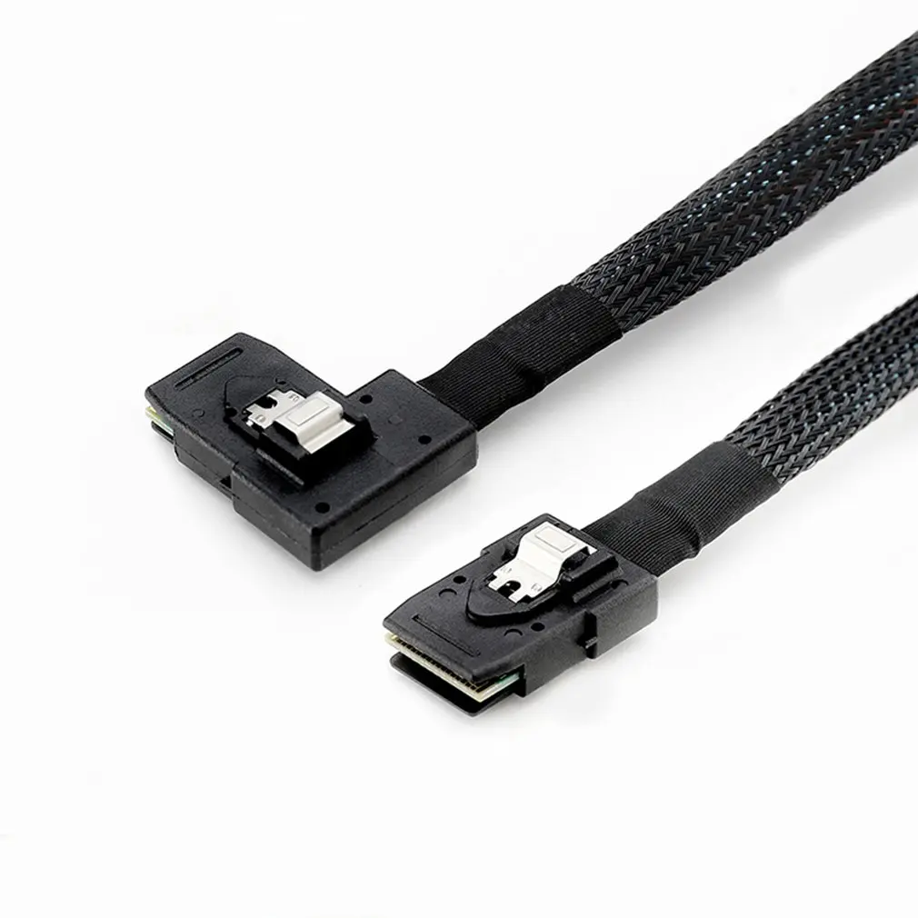 Mini Sas Line Sff-8087 к Mini Sas 36p Sff-8087 90 градусов Боковой изгиб карточная линия