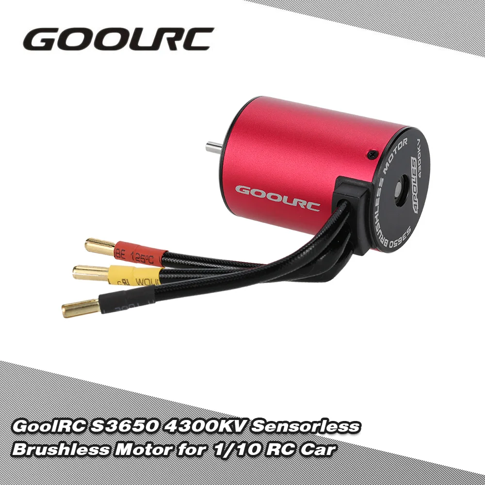 

High Quality RC Accessory GoolRC S3650 4300KV Sensorless Brushless Motor for 1/10 RC Car