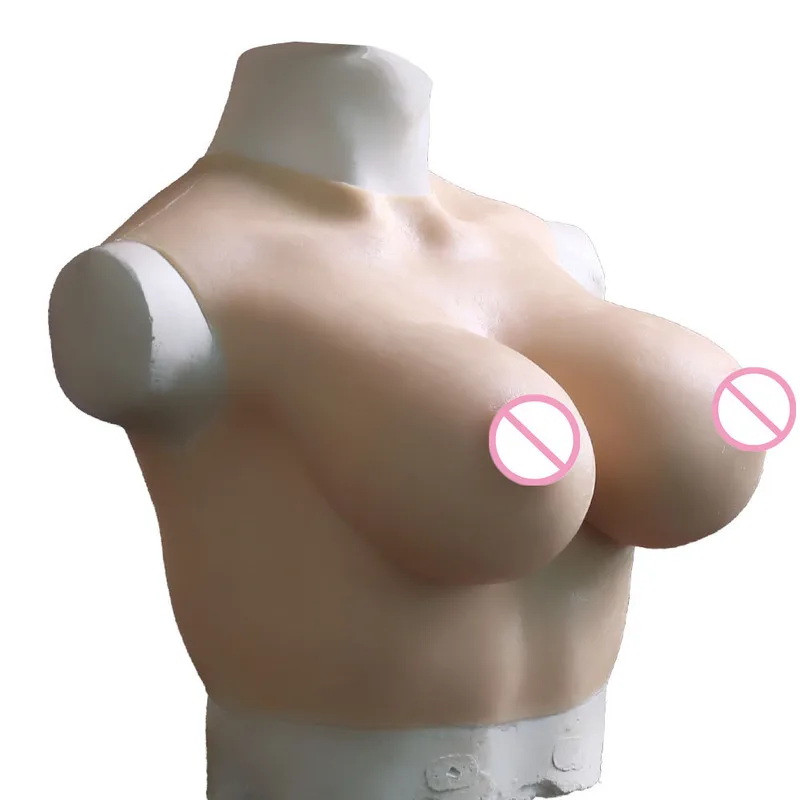

C D F Cup Real Lifelike Silicone Breast Bionic Silicone Fake Falso Mama Los Pechos De Silicona Artificial Push Up Bra