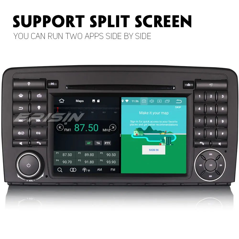7981 64 Android 9,0 стерео для Mercedes BENZ R-Class W251 R280 R320 R500 DAB+ TPMS 4G wifi SatNav мультимедиа плеер авторадио