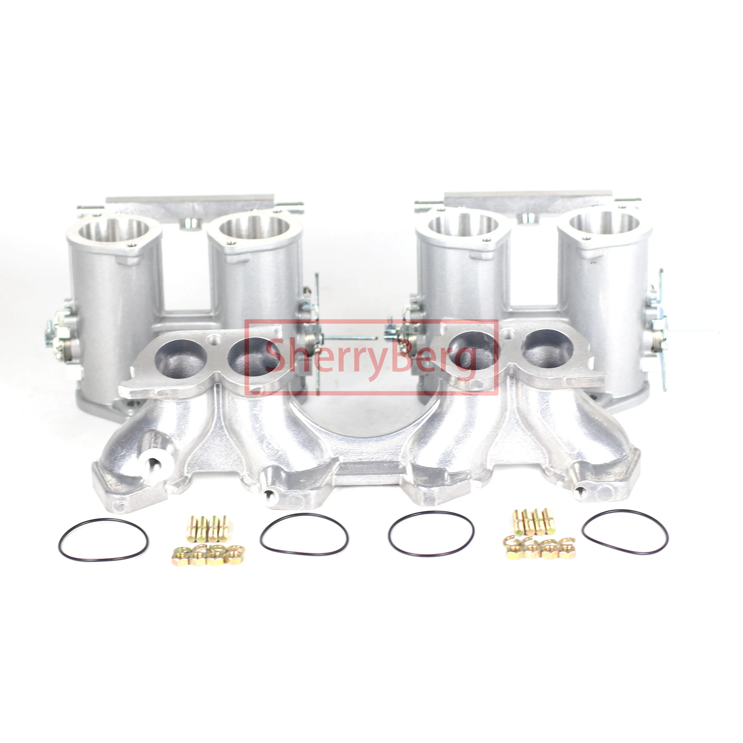 

SherryBerg 2TBS 40/42/45/48/50mm Twin Throttle Bodies Manifold for Toyota 3K 4K 5K Weber/Dellorto/Solex DCOE/DHLA Rep Carb