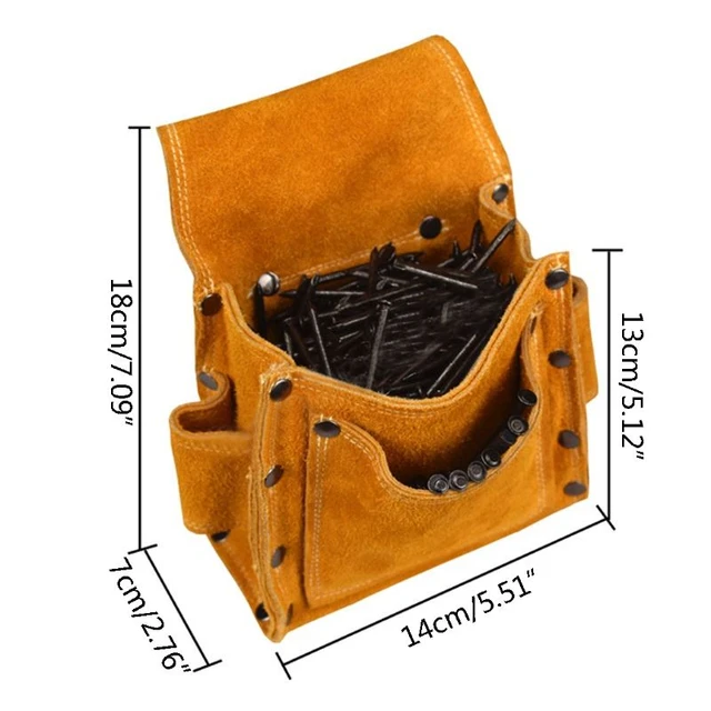 Cow Leather Repair Kit Organizer  Leather Carpenters Tool Bags -  Multi-function - Aliexpress