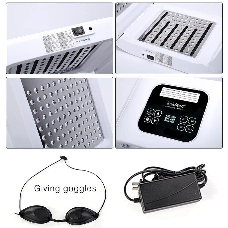  Detachable 7 Color LED Photon Spectromete Skin Rejuvenation Acne Remover Anti-wrinkle Facial Machin - 33038923615