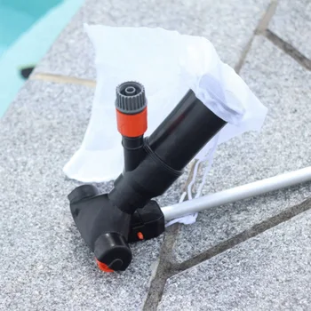 

Portable Vacuum Jet Swimming Pool Cleaning Tool 5 Pole Sections Suction Tip Connector Inlet Detachable Cleaning Tool EU US UK