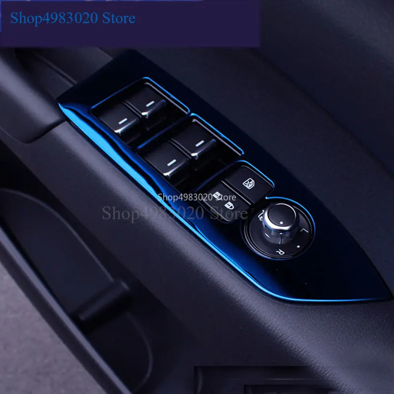 Vtear For Mazda CX-5 CX5 2017-2019 Inner door armrest Car Window Switch Adjust Elevator Panel Trim Cover Interior accessories | Автомобили