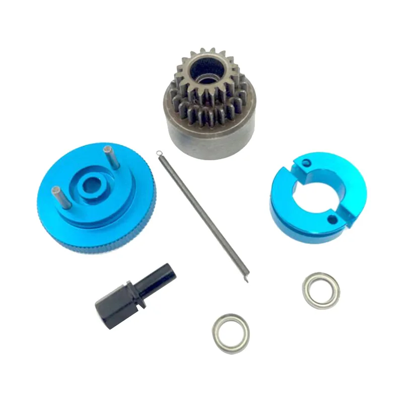 

1 Set for HSP 1/10 Off-Road Forklift Nitro Engine Parts Flywheel Clutch Bell Shoe Spring Ball Bearing