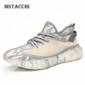 

MStacchi 2020 Classics Mesh Breathable Men Sneakers Lace-Up Light And Comfortable Motion Male Footwear Outdoor Jogging Men Shoes
