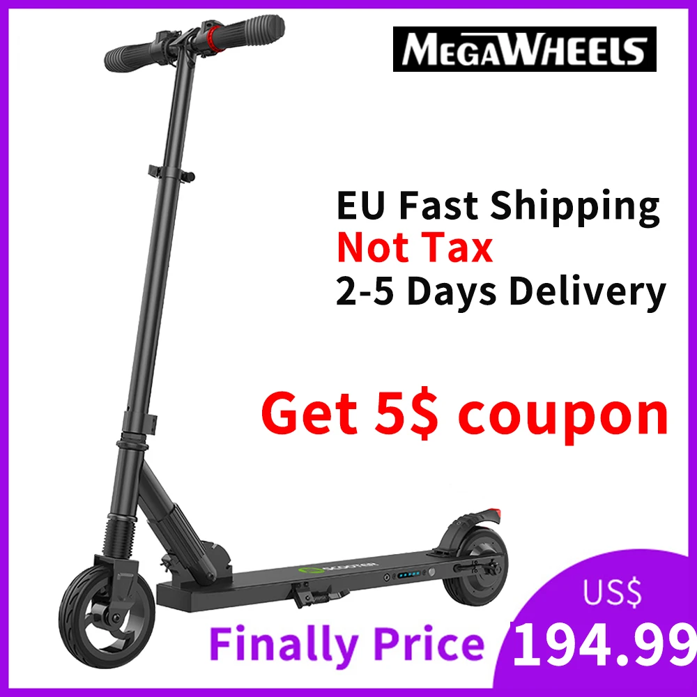 [EU SEND NOTTAX] новая версия Megawheels S1 3 портативный складной электрический скутер 250 Вт