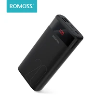 ROMOSS Ares 20 20000 мА/ч, Мощность банк Тип usb Портативный Зарядное устройство Внешнего Батарея 5V 2.1A с светодиодный Дисплей для мобильных телефонов, планшетов