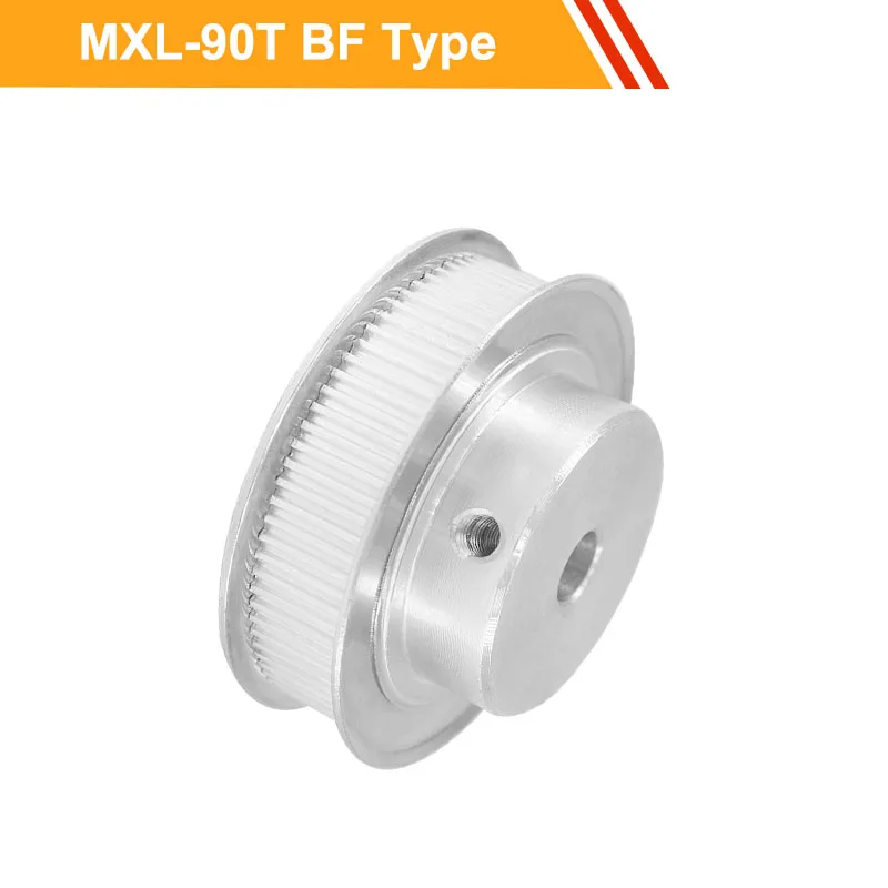 Mxl 90T Puleggia 11 Millimetri Larghezza Della Cinghia Tipo Mxl Puleggia In Alluminio Ruota 8/10/12Mm Foro Della Cinghia Del Cambio Puleggia Per La Ma