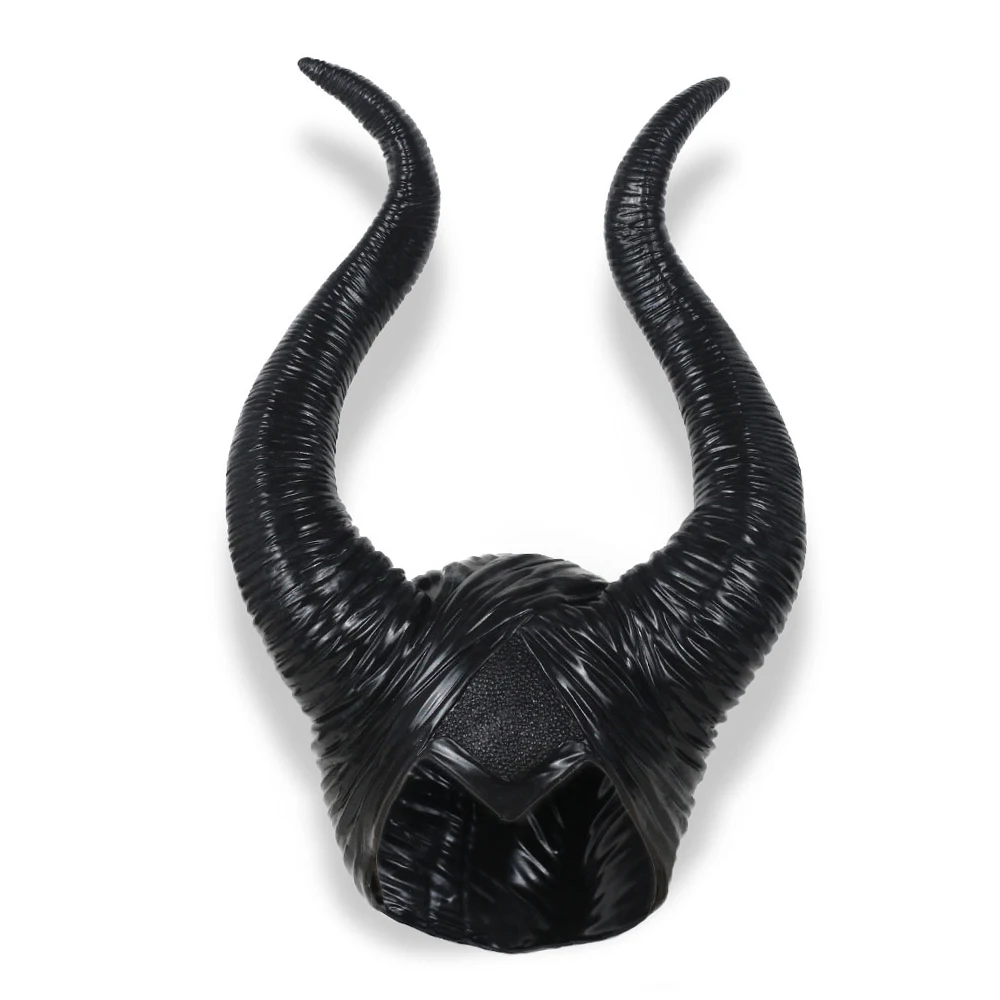 Eraspooky Maleficent: любовница злых рогов головные уборы косплей вечерние реквизиты черный Королевский головной убор Хэллоуин костюм для женщин