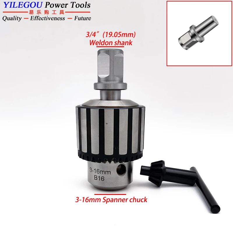 Mandrino Autoserrante 0-13mm B16 - Senza Chiavi, Acciaio 45#, Per Trapani E Torni - Foto 11