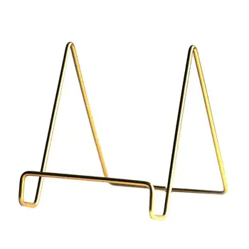 

Metal Electroplated Portable Bookshelf Desktop Supporter Tablet Holder for Home Office Bookends