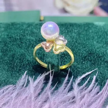 

SMALL HEART 925 Sterling Silver Adjustable Ring Settings Base Findings Mountings Parts for Oyster Pearl Corals Jade Beads Stones