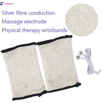 

2pcs(1pair) Silver fiber Electrode massage Wrist/knee/Socks,prevent rheumatism,electrode stimulation TENS/EMS accessories