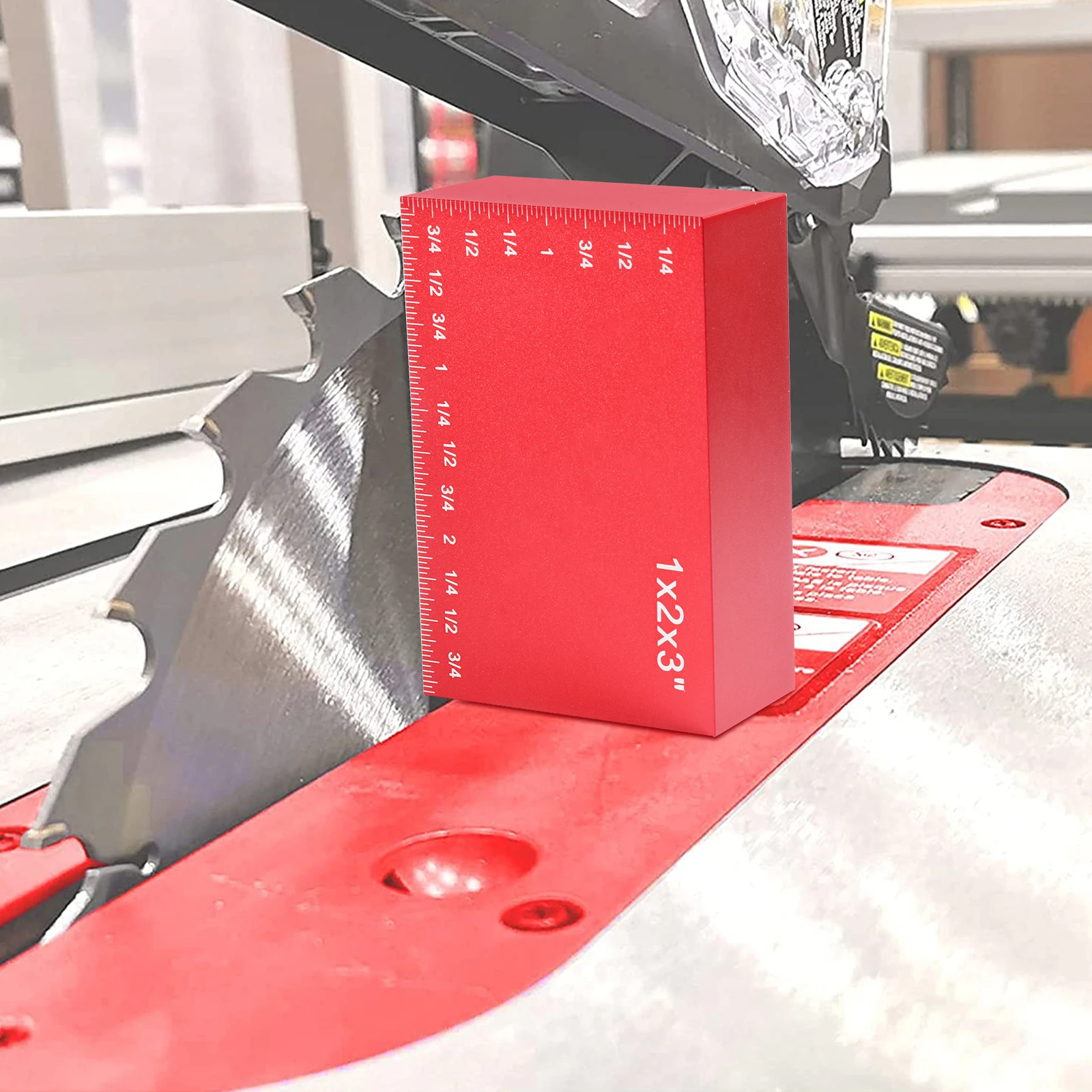 15Pcs Block Bar Height Gauge Portable Aluminum Alloy Woodworking Profile Bench Saw Accessories Precision Measuring Tools