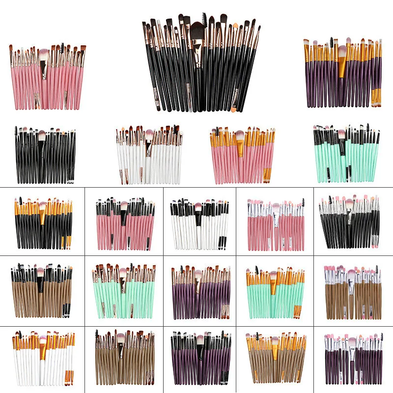 

20Pcs Makeup Brush Set Face Makeup Tools Eyebrow Brush Foundation Blush Brush Powder Blending Eyeshadow Make Up Brush Cosmetics