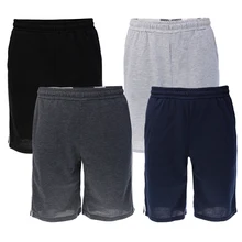 Мужские шорты для пробежек, бега, спортзала, спортивные шорты, длина до колена, для тренировок, одноцветные штаны