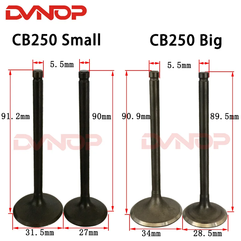 Впускной вытяжной клапан двигателя мотоцикла для Zongshen CB250 CB 250 CBB250 cqr25 Kayo T4