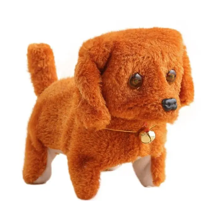Plush Dog Toys Electronic Dog Barking Lighting Walking Puppy Toy Realistic Stuffed Puppy For Kids Education Toy Gift 4
